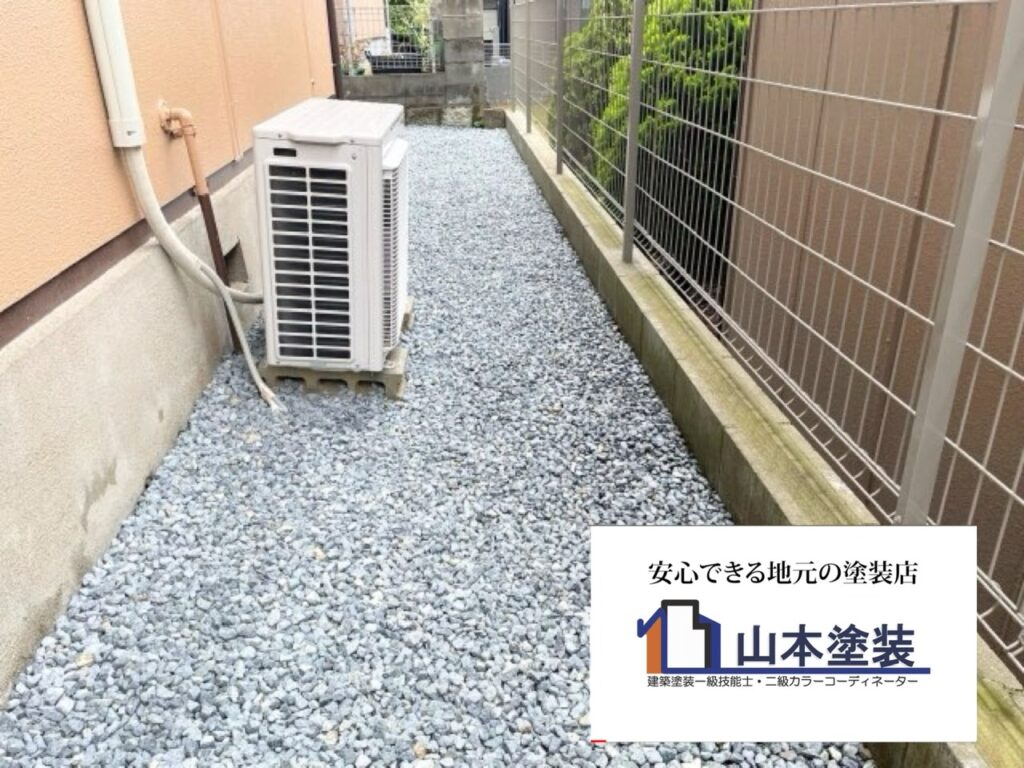 外壁 塀 カビ 藻 防カビ 横須賀 山本 塗装
