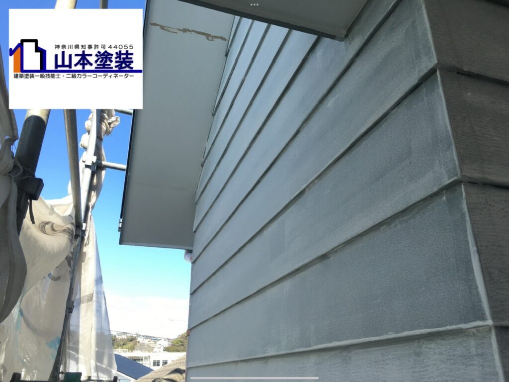 外壁 塀 カビ 藻 防カビ 横須賀 山本 塗装