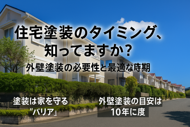 横須賀市　山本　塗装　外壁　屋根　時期　タイミング　必要