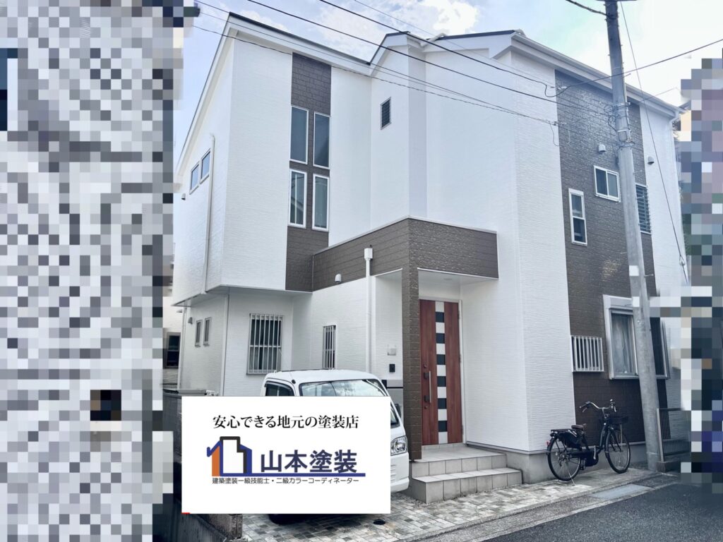 横須賀市　山本　塗装　実績　サイディング　シングル　遮熱