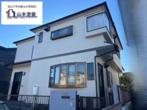 横須賀市　岩戸　山本　塗装　モルタル　外壁　コロニアル　屋根　カラーベスト　