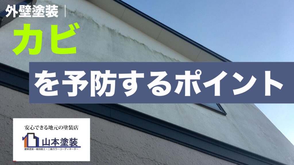 横須賀　山本　塗装　外壁　屋根　カビ　藻　DIY 掃除　清掃　落とす　原因　予防　対策