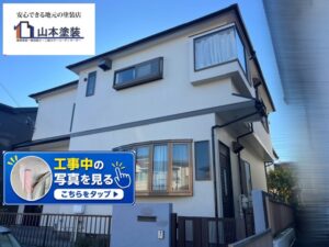 横須賀市 岩戸 山本 塗装 モルタル 外壁 コロニアル 屋根 カラーベスト