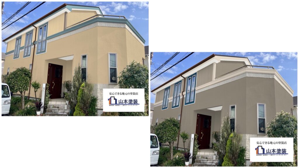 外壁 塗装 色選び 失敗 しない シミュレーション あてにならない 色 コツ 横須賀 山本