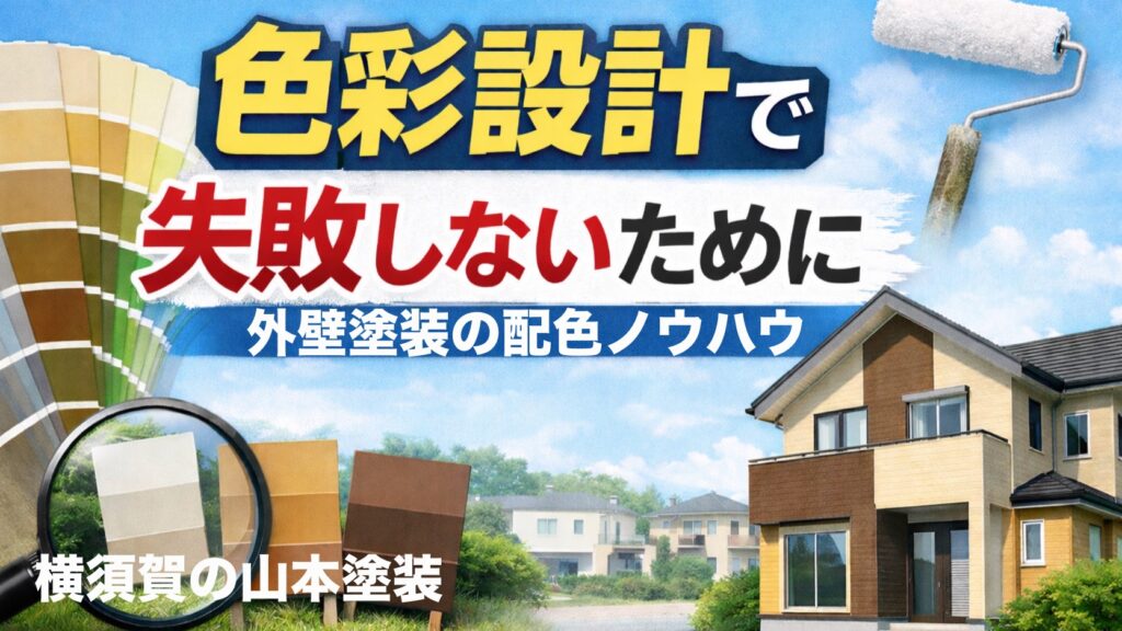外壁 塗装 色選び 失敗 しない シミュレーション あてにならない 色 コツ 横須賀 山本